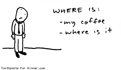 where is my coffee